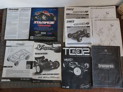 Lot of RC Car Paperwork Manuals Diagrams Stampede Ripper ST Vandal Volition Evo - Image 1 of 4