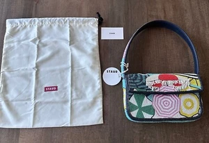 Staud Tommy Umbrella Flipflop Pattern Hand Bead Shoulder Bag Purse NEW - Picture 1 of 21