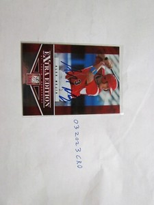 2012 Elite Alex Mejia signed Baseball Card