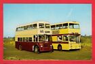 Postcard  50 Years Of Leicester Buses   Leyland Titan Pd3 And Metropolitan 1974