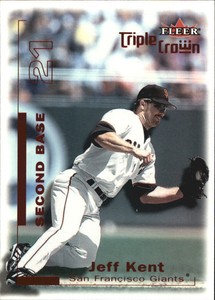 2001 (GIANTS) Fleer Triple Crown Red #6 Jeff Kent/334