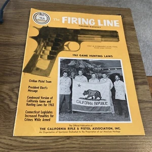 The Firing Line, California Rifle and Pistol Assn Magazine 1963  #2 - Bild 1 von 4