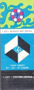 POLAND 1969 Matchbook Cover - K#400a. Your Cargo? by "LOT" of Course! - Picture 1 of 2