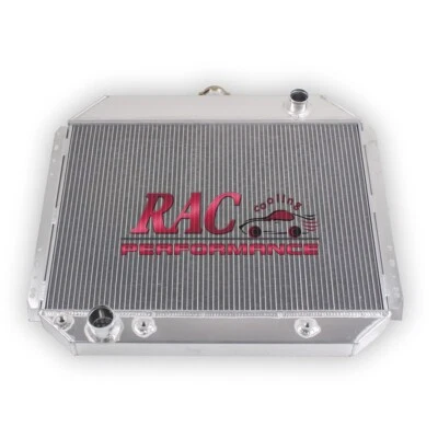 Aluminum Radiator with Cap Fit for Ford Bronco F-100 F-150 F-250 F-350 F-500 Foto 1 de 4