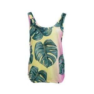 Women’s XS Tank Top Adidas Original’s Multicolor Floral Print Athletic - Picture 1 of 10