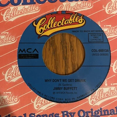 JIMMY BUFFETT - WHY DON'T WE GET DRUNK / FILLING STATION HOLDUP, 45, NEW, MINT ! - Image 1 of 4