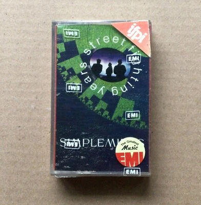 Simple Minds - Street Fighting Years ORG 1989 Virgin NEW/SEALED Cassette Tape - Image 1 of 4
