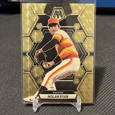 2023 Chronicles Mosaic - Gold Vinyl Prizm #2 Nolan Ryan Houston Astros #1/1 