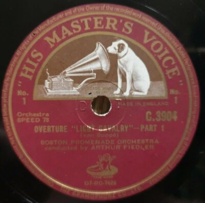 Arthur Fielder / Boston Promenade Orch. - Von Suppé: Light Cavalry - HMC C.3904 - Image 1 of 2