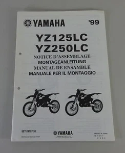 Instrucciones de Montaje / Notice D´Assemblage YZ 125 L C/ 250 C Stand 07/1998 - Imagen 1 de 1