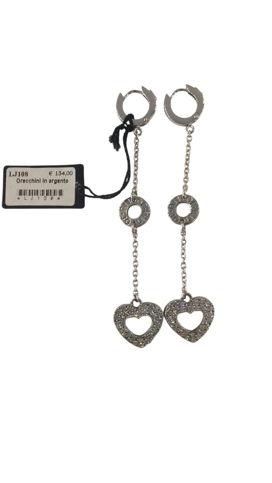 Liu-Jo Orecchini in Argento Gioielli da Donna a pendente con Cuore LJ108 - Immagine 1 di 1