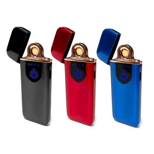 Electric Lighter Rechargeable Windproof X Flameless Plasma Torch USB Arc Slim - Picture 1 of 18