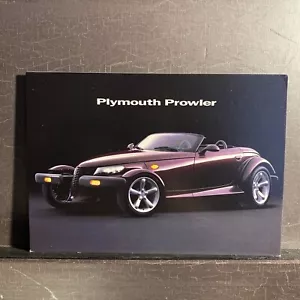 Postal 4x6" 1997 Plymouth Prowler coche deportivo publicidad auto convertible UNP - Imagen 1 de 2