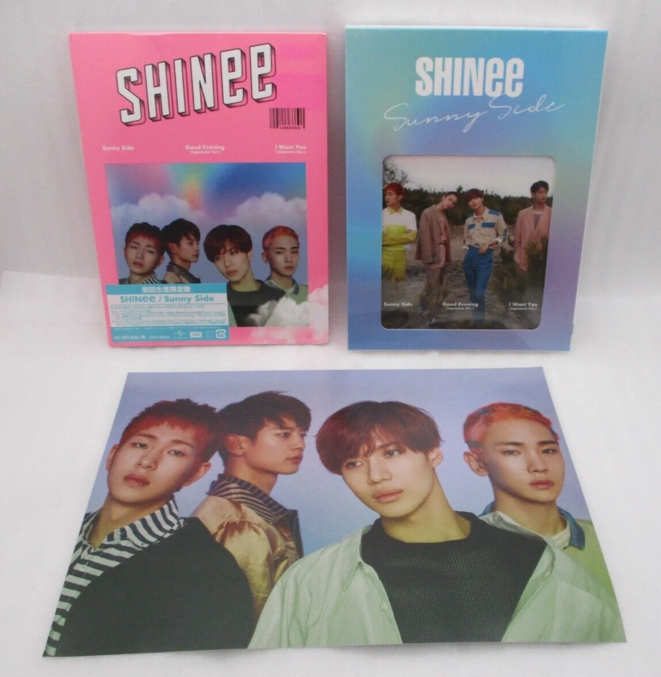 [ Unopened ] SHINee Sunny Side Limited Edition & FC edition 2CDs w/ Post Card - Image 1 of 4