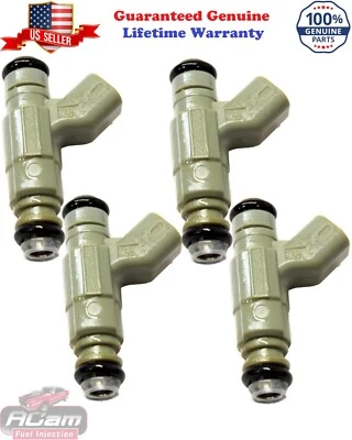Paquete de 4 inyectores de combustible de flujo coincidentes originales Mopar Dodge Chrysler Plymouth 2.0/2.4 Foto 1 de 3