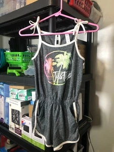 Justice Romper Outfit for Girls Tie Shoulders Size 8 - Picture 1 of 3