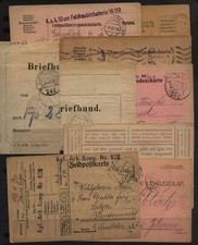 WWI HUNGARY - ARMY FELDPOST CARDS, Various Field Post Offices, 9 items
