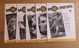 Wolverhampton Wanderers 1968/69 Selection of Home League Programmes from menu - Picture 1 of 6