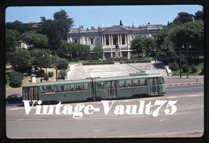 ORIGINAL SLIDE TROLLEY TRAM 7039 ROME ITALY KODACHROME 1979 - Picture 1 of 1