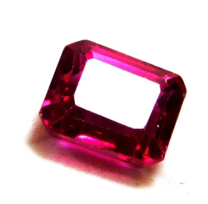 Natural Red Ruby Emerald Cut 5.00 Cts Loose Gemstone R2008 - Picture 1 of 4