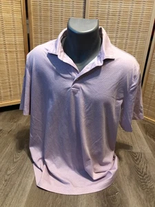 UNTUCKit Polo Shirt Short Sleeve SS 100% Cotton Light Pink Floral XL (H579) - Picture 1 of 9