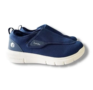 FitVille Men's Diabetic Shoes Leather Extra Wide Walking Shoes Edema Recovery 11 - Picture 1 of 11