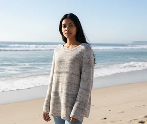 Suéter Pullover Style & Co Rayas Texturizadas, Combo Confeti, M - Imagen 1 de 12