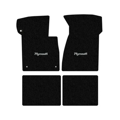 Lloyd Mats 4PC Set for 1965-1968 Plymouth Fury (Excludes Sport), Black - Image 1 of 4