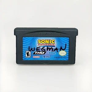 Sonic Advance Nintendo Game Boy Advance 2001 Tested. Cartridge Only  W - Picture 1 of 3