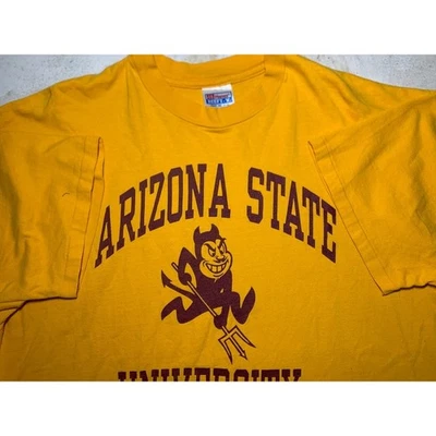 Vintage Arizona State University T Shirt Hanes Beefy-T Adult XXL Single Stitch - Image 1 of 4