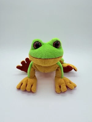Ganz Webkinz Plush Stuffed Animal Lil' Kinz Tree Frog No Code Retired Lime Green - Image 1 of 4