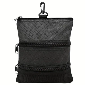 Tasche Beutel Reißverschluss 3 Taschen, Golfball, Zubehör mit Wertsachen - Bild 1 von 27