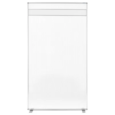 Magnetoplan Raumteiler Acryl mit magnethaftender Leiste, Trennwand