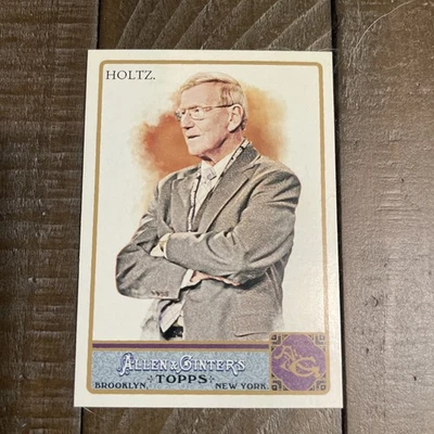 2011 Topps Allen & Ginter #3 Lou Holtz Football Coach  NY Jets - Image 1 of 2