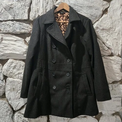 Chaquetón de lana gris tórrido para mujer talla 0 Foto 1 de 4