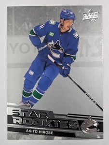 2023-24 Upper Deck Star Rookies Box Set #19 Akito Hirose Rookie Card RC QTY - Picture 1 of 2