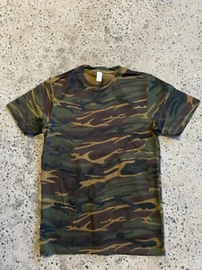 5 x Mens Camo 100% Cotton CAMO T-shirt Tee CAMOFLAUGE Bulk Cheap + FREE 20 pens - Picture 1 of 1