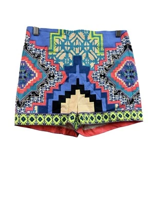 Pantalones Cortos Estampados Tomate Volador M Hot Pantalones Multicolor Patrón Geométrico Foto 1 de 4