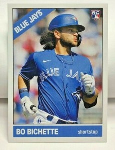 Bo Bichette 2020 Topps Throwback Thursday '66 Design RC #255 - BLUE JAYS SP/1363
