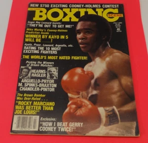 VTG Magazine Boxing Scene Sugar Ray Leonard - Picture 1 of 1