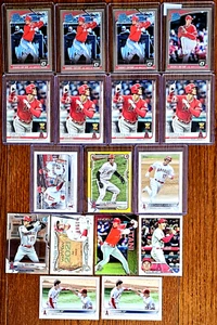 2019-23 Topps/Panini SHOHEI OHTANI SET (57) KARTEN RC/SERIENNUMMER/EINSÄTZE LA DODGERS - Bild 1 von 2