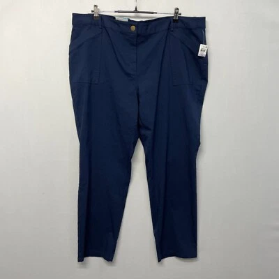 Calça Feminina Cintura Média Style & Co. Skinny Leg Tamanho 22W Mistura de Rayon M280 -30 Nova com etiquetas - Imagem 1 de 4