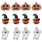 Halloween Pumpkin Charms Pendant Necklaces - 30pcs DIY Alloy Charms