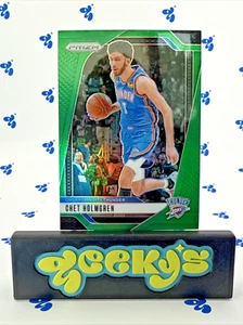 2024-25 Prizm Basketball CHET HOLMGREN #17 Green Prizm - Oklahoma City Thunder - Picture 1 of 11