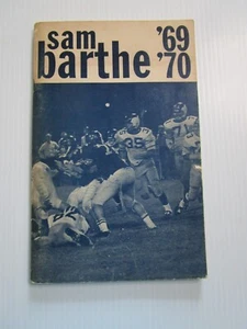 1969-70 Sam Barthe High School Metairie, Louisiana LHSAA Football Media Guide  - Picture 1 of 12