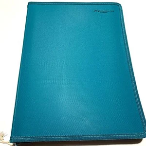 Padfolio Multi-Pockets and Notepad Portfolio Poly Teal U Brands 13.86 x 10.23 in - Picture 1 of 7