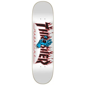 Santa Cruz X Thrasher Screaming Flame Logo 8.0 Skateboard Deck - Size - - Picture 1 of 2