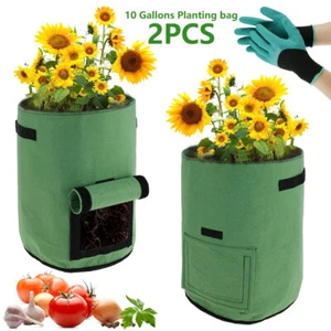 10 Gallon Vegetable Potato Tomato Planter Pot Container Fruit Plant Grow qiUjN - Picture 1 of 12