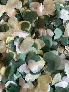 10000+Biodegradable Mixed Sizes Hearts Wedding Confetti - Picture 1 of 6