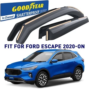 Rain Guards Vent Visors Shade for 2020-2025 Ford Escape - Picture 1 of 7